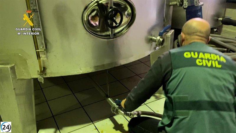 Descubren más de 18.400 botellas fraudulentas de vino en La Rioja, supuestamente de Málaga.