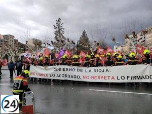 Bomberos del CEIS Rioja exigen la destitución del gerente por su mala gestión.