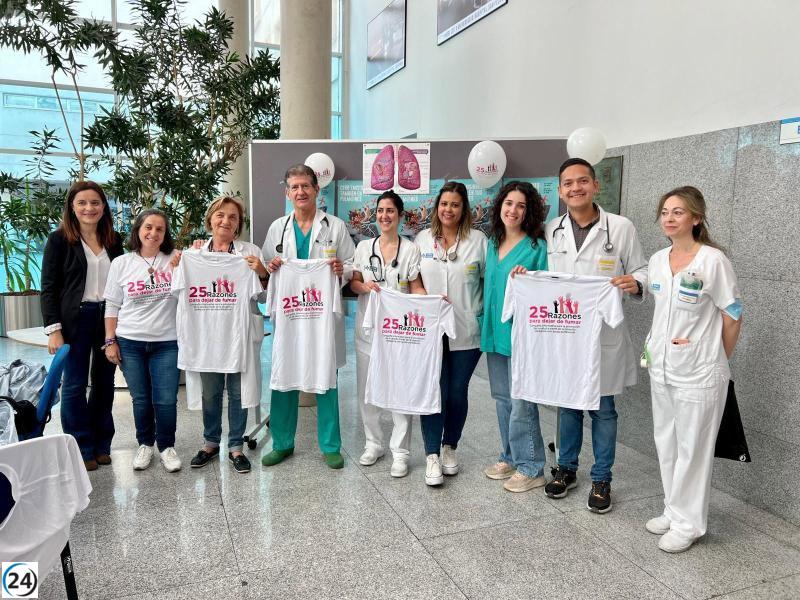 El Hospital San Pedro participa en la Semana sin Humo con actividades informativas y pruebas de cooximetría.