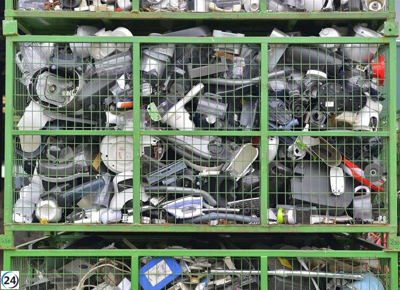 La Rioja recicla 621 toneladas de residuos electrónicos en 2023.