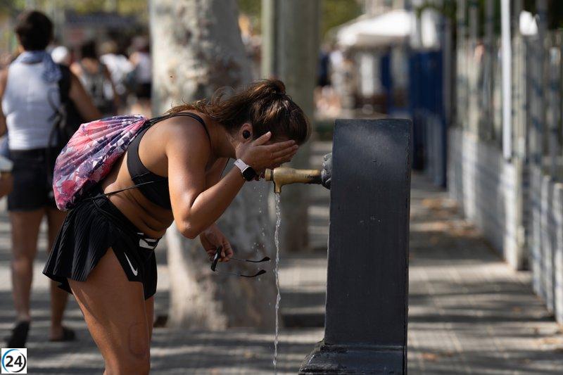 Gran parte del país en alerta por la primera ola de calor del verano.