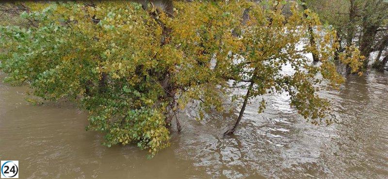 Mayor vigilancia en cauces y barrancos por lluvias en la cuenca del Ebro