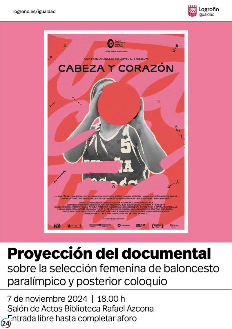 La Biblioteca Rafael Azcona presenta documental sobre selección femenina de baloncesto paralímpico.