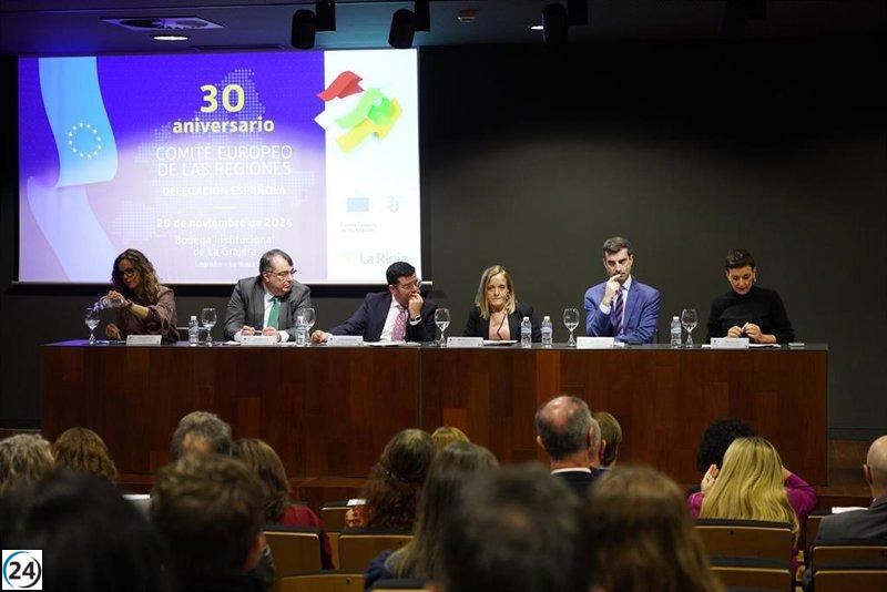 Isabel Urrutia exige un fortalecimiento del Comité de las Regiones ante la amenaza de un giro hacia el este en la UE.