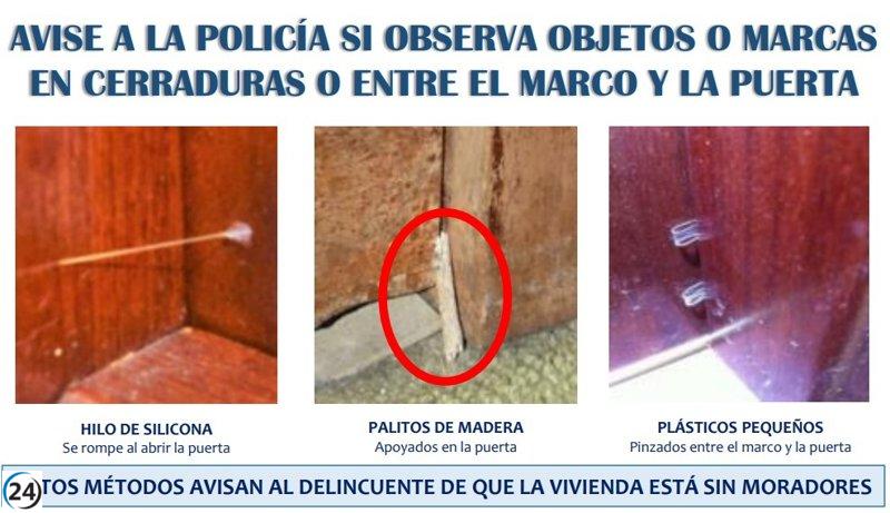 Dos arrestos, incluido un menor, tras ser atrapados robando en una vivienda.