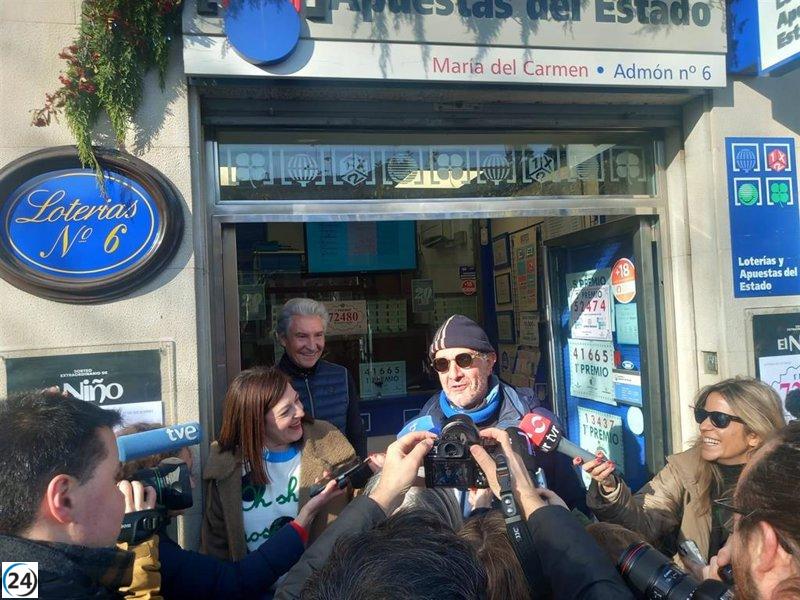 Amadeo Marín, el actor del anuncio de la Lotería de Navidad, afirma que ha sido un símbolo de buena fortuna.