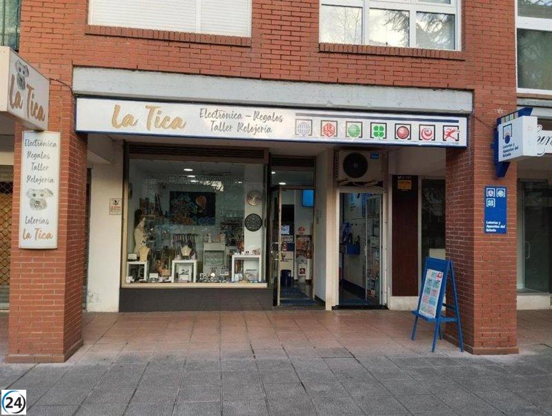 Calahorra celebra la llegada del segundo premio de la Lotería Nacional, que reparte 6.000 euros por décimo.