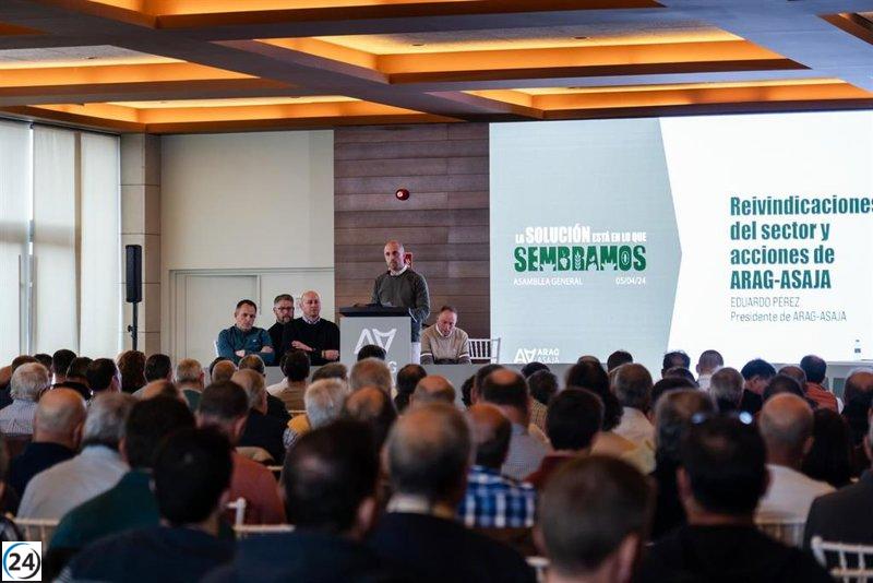 ARAG-ASAJA convoca asamblea para abordar aranceles de EE. UU. y revitalizar la rentabilidad del sector agrícola.