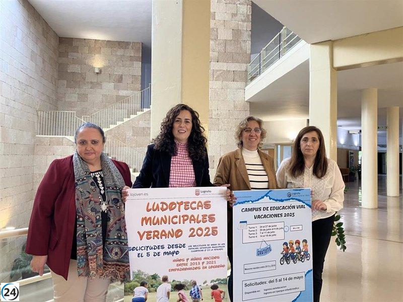 El Ayuntamiento de Logroño inicia el lunes la inscripción para las ludotecas de verano.
