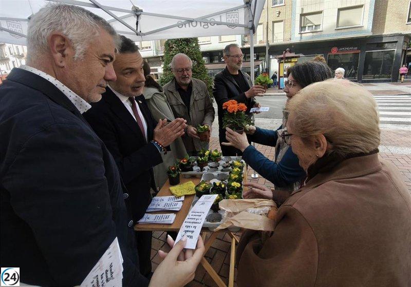 Logroño rinde homenaje a las madres con flores del Vivero Municipal.