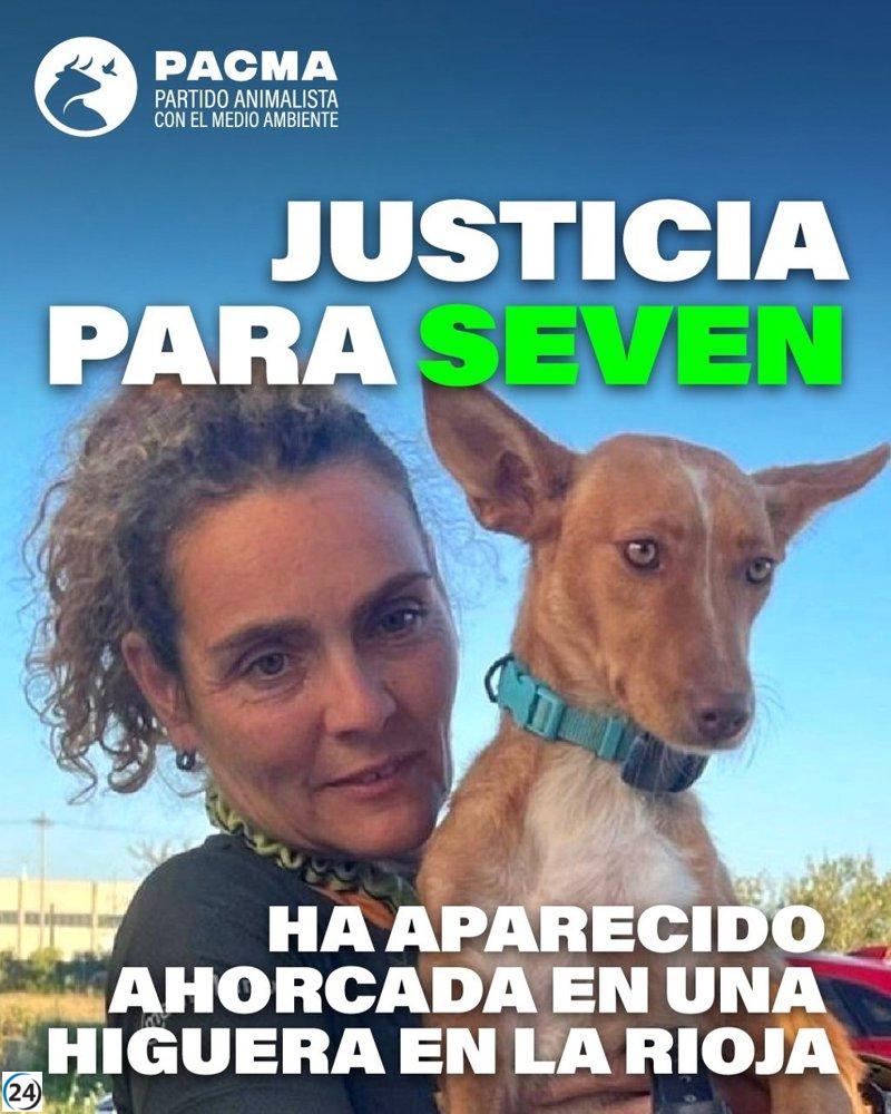 PACMA exige justicia por el ahorcamiento de la podenca Seven en Calahorra.