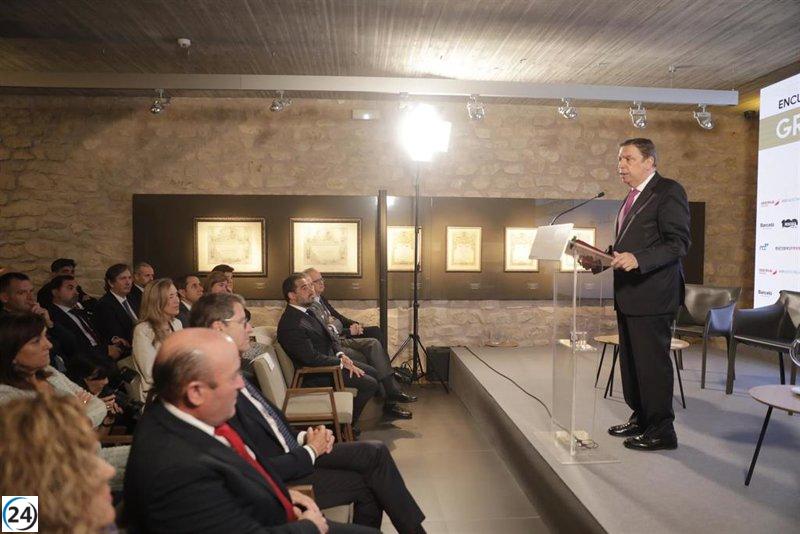 Planas destaca la DOCa Rioja como líder del vino español a nivel global y aboga por diversificar mercados.