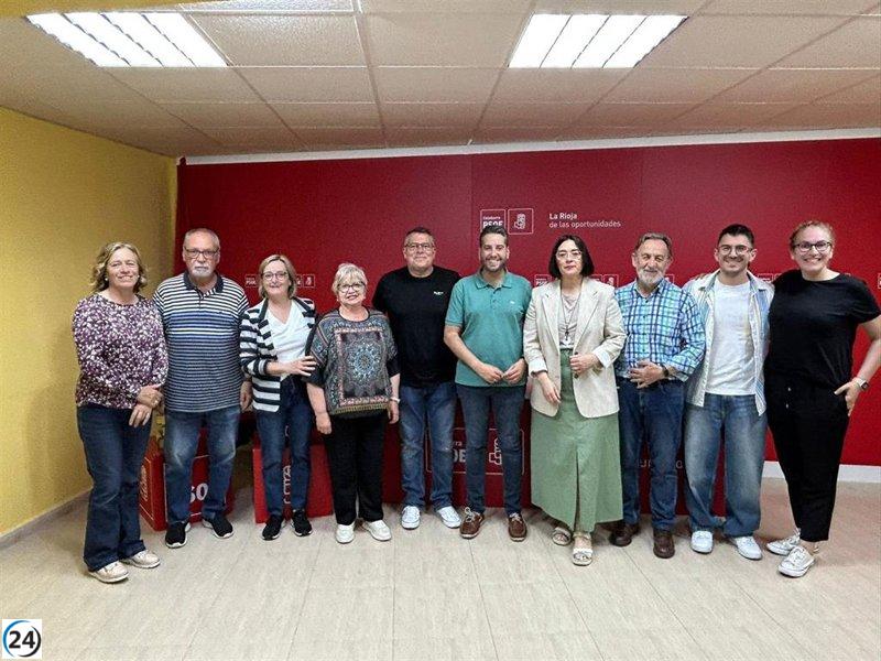 Elisa Garrido obtiene reelección unánime como secretaria general de la Agrupación Socialista de Calahorra.