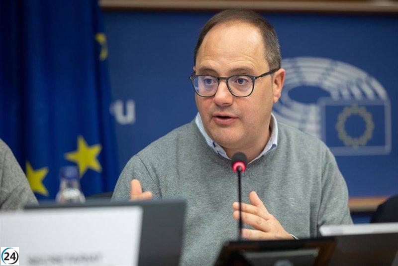Luena (PSOE) destaca la importancia de la UE en el progreso de La Rioja en las últimas cuatro décadas.