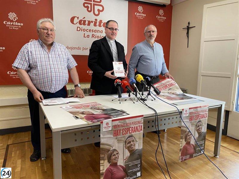 Cáritas La Rioja destina más de la mitad de su presupuesto de 2024, 253.509 euros, a apoyo directo para alquileres e hipotecas.