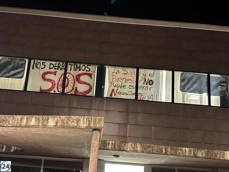 CCOO alerta a la Inspección de Trabajo sobre el calor extremo en el Centro de Salud Mental de Albelda.