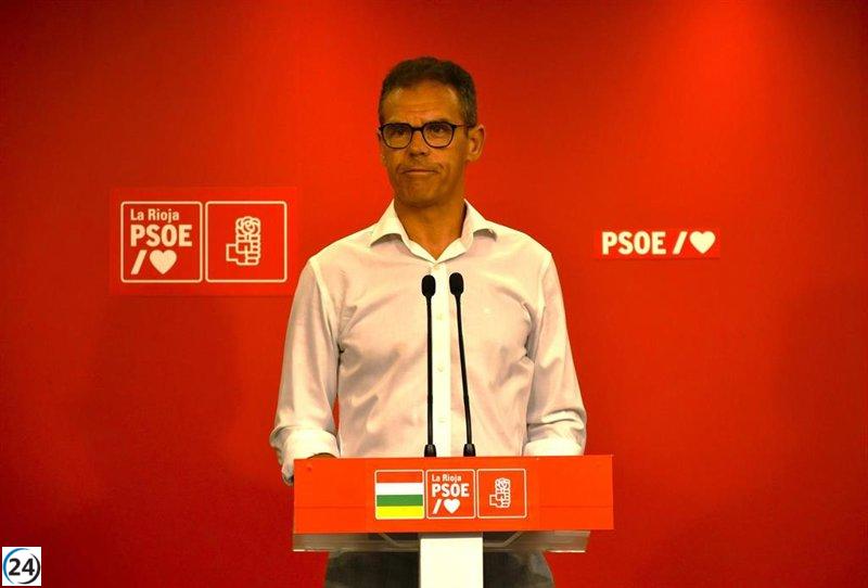 PSOE critica al Gobierno de La Rioja por no tener un Pacto Educativo y se ofrece a colaborar.