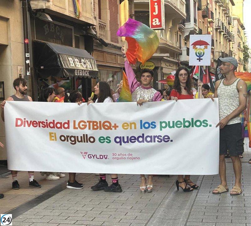 La manifestación del Orgullo en Logroño reivindica la importancia de permanecer y fortalecer la comunidad.