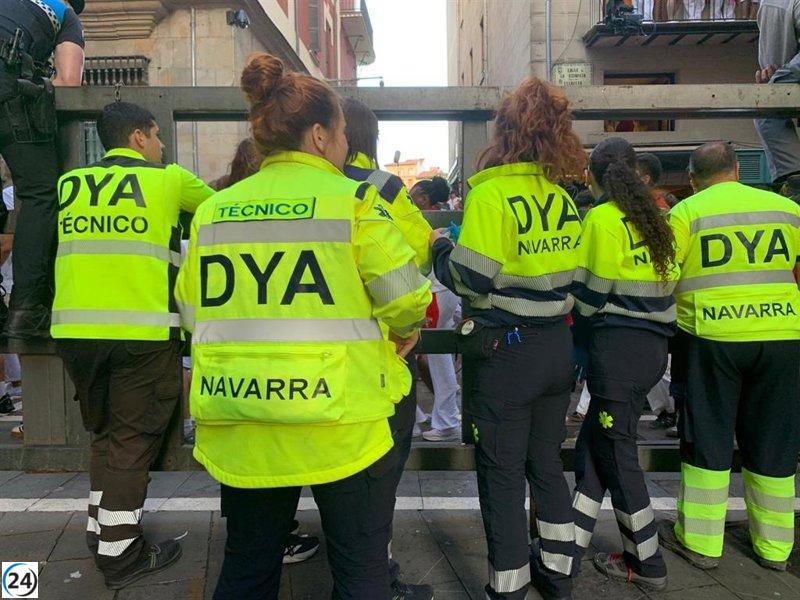 Corredor de Logroño, de 34 años, sufre lesión leve en la cabeza durante el encierro de San Fermín.