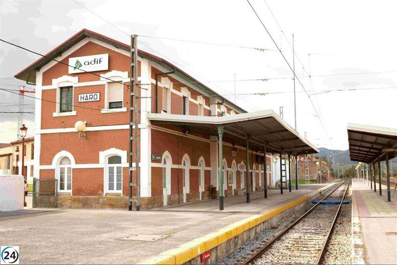 Adif lanza la licitación para modernizar la vía Logroño-Miranda de Ebro.