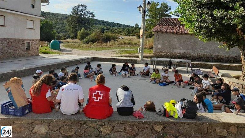 70 infantes disfrutarán en Ajamil de Cameros del séptimo campamento 'Pachamama' este agosto.
