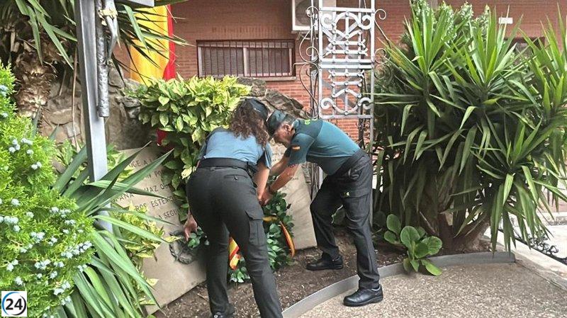 Guardia Civil recuerda a las víctimas del terrorismo en el Día de la Memoria.