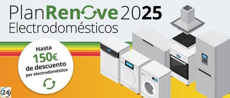 La Rioja lanza este martes un renovado Plan Renove de electrodomésticos con un 25% de apoyo en la compra.