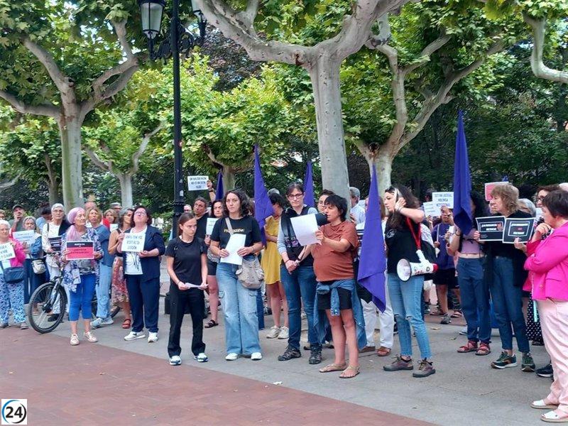 Manifestación en Logroño exige una justicia que escuche la voz del hijo de Juana Rivas.
