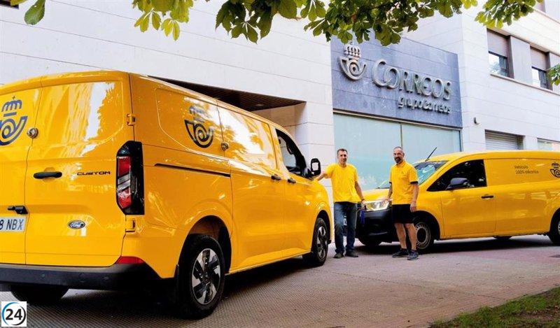Correos suma cuatro furgones eléctricos a su servicio de entrega en La Rioja.