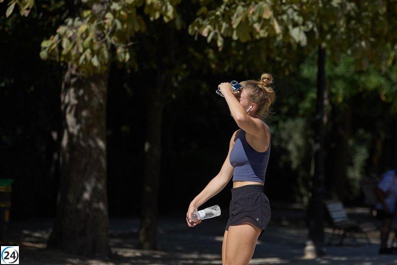 Tormentas y calor extremo ponen en alerta amarilla a La Ibérica riojana este martes.