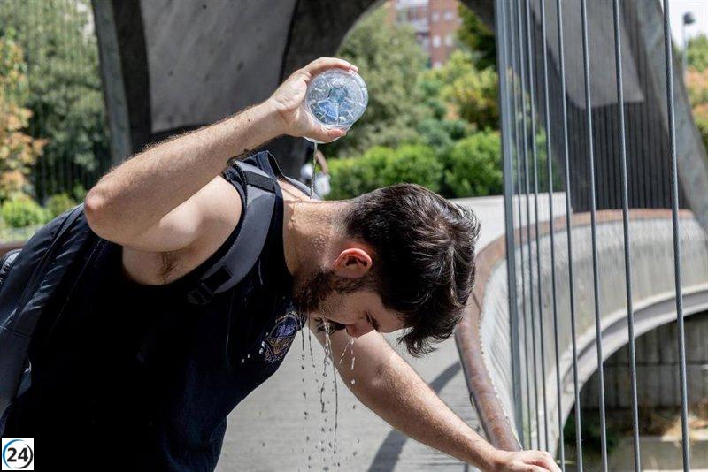 La Ribera del Ebro en La Rioja mantendrá alerta naranja por altas temperaturas de hasta 40 grados.