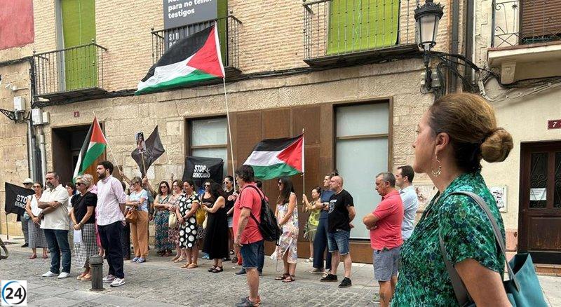 Periodistas de La Rioja denuncian la violencia en Gaza: 