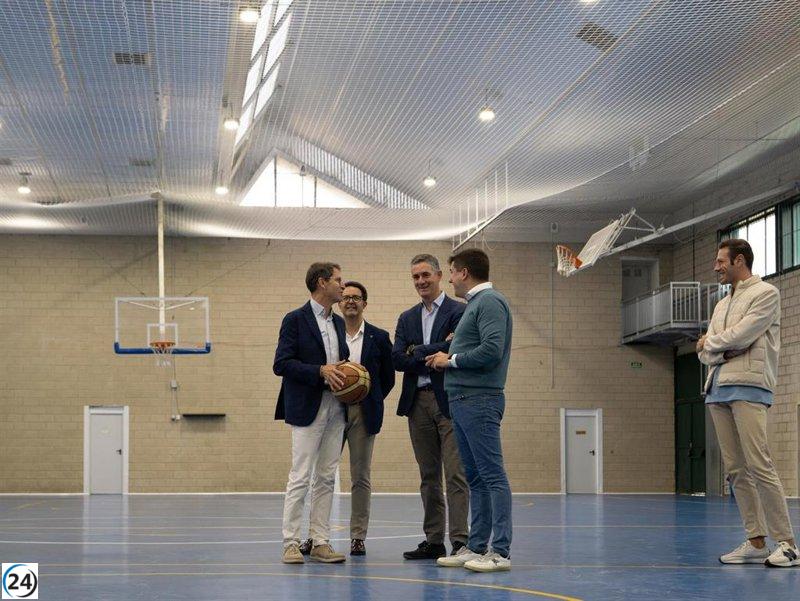 Santo Domingo inaugura nueva cubierta en el polideportivo Valle del Oja tras renovaciones.