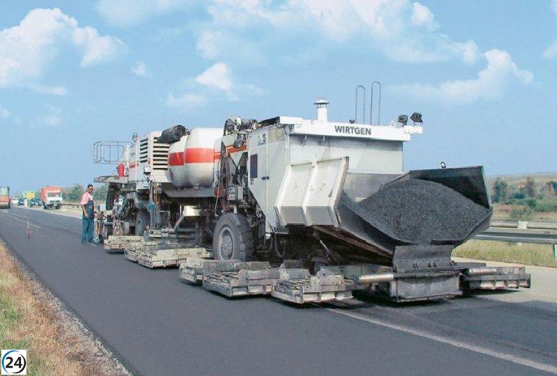 El Ministerio de Transportes invierte 30 millones en un programa para crear firmes sostenibles en carreteras.