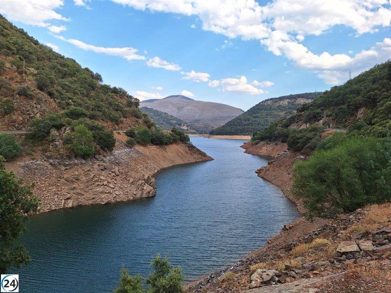 Los embalses de La Rioja caen al 55,5% de su capacidad.