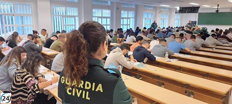Casi 28,000 aspirantes, 211 de ellos en La Rioja, compiten por 3,118 vacantes en la Guardia Civil.