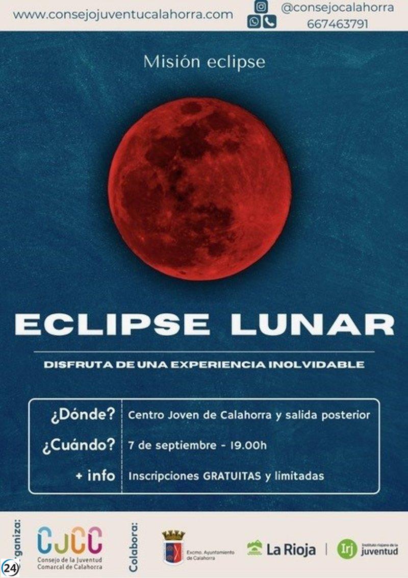 Este domingo, el Consejo de la Juventud de Calahorra lidera un taller educativo sobre el eclipse lunar.