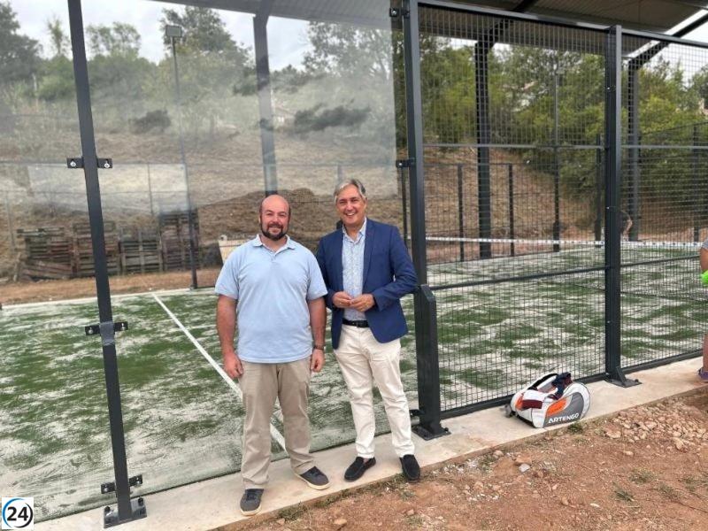Inauguran moderna pista de pádel techada en El Rasillo de Cameros.