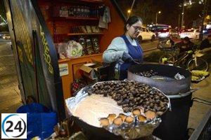 Seis nuevos puestos de castañas asadas abren sus puertas en la ciudad.