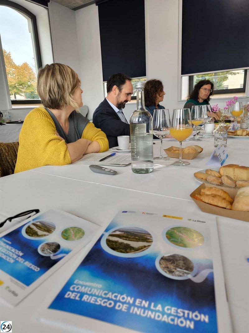 Logroño celebra un encuentro sobre la gestión de riesgos de inundaciones y su comunicación.