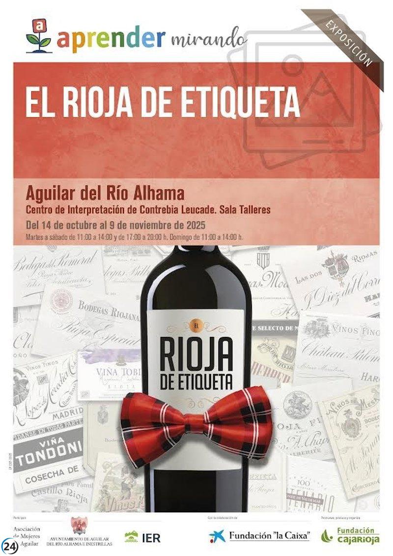 Este domingo concluye la muestra 'El Rioja de etiqueta' en Contrebia Leucade.