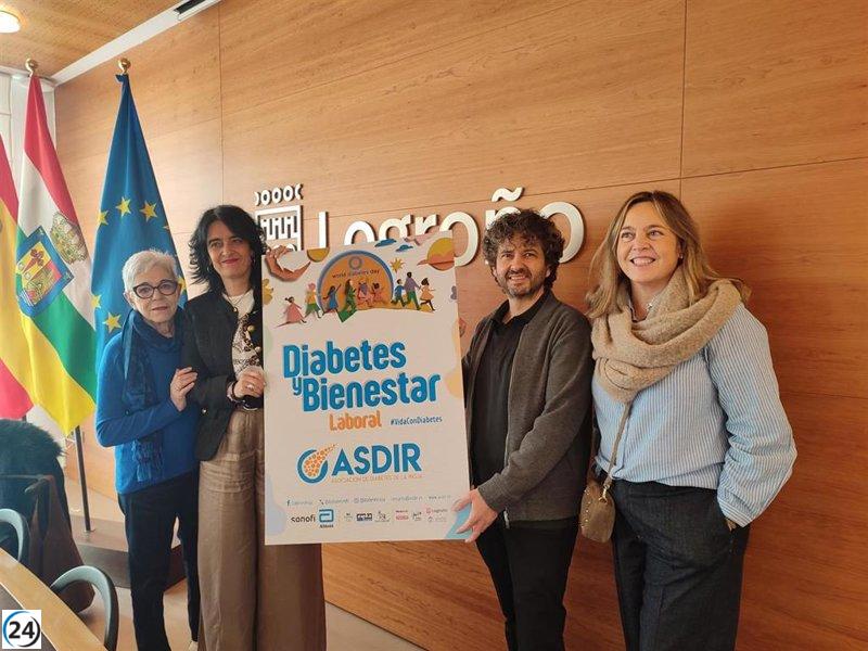 El Ayuntamiento se une a la iniciativa 'Diabetes y bienestar laboral' para concienciar sobre la enfermedad.