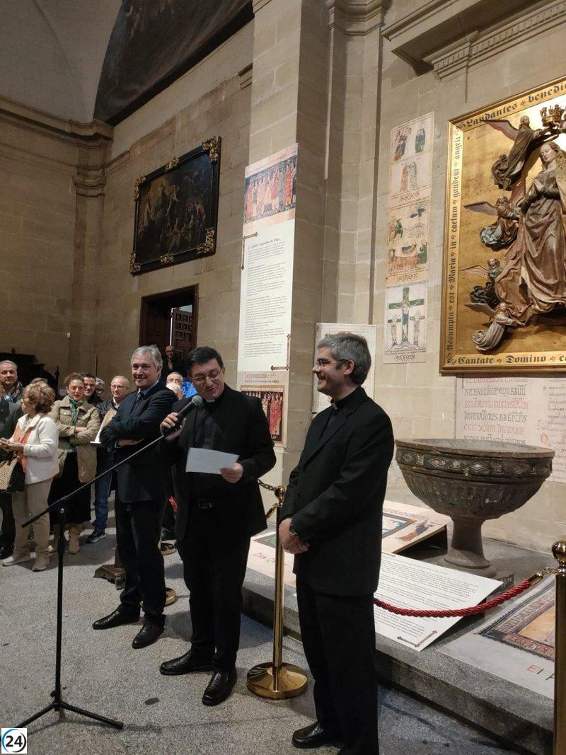 La Concatedral de La Redonda inicia una exposición sobre la fe y los códices medievales de La Rioja, que estará abierta hasta marzo.