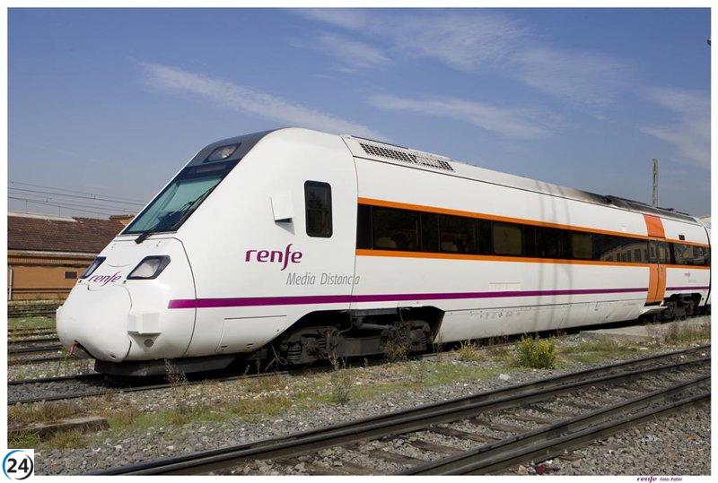 Renfe despliega más de 300 autobuses por obras en la ruta Logroño-Miranda de Ebro durante 27 fines de semana.
