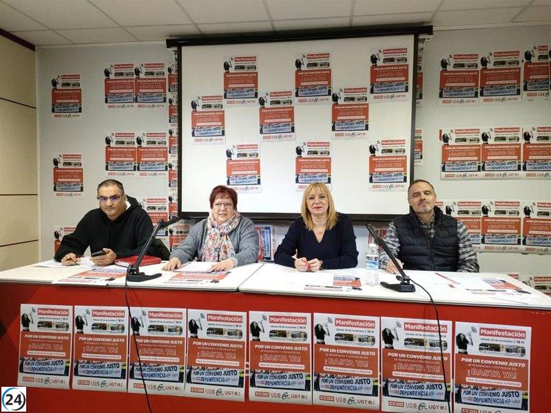 Sindicatos de residencias protestarán el sábado en Logroño por el estancamiento del convenio laboral.