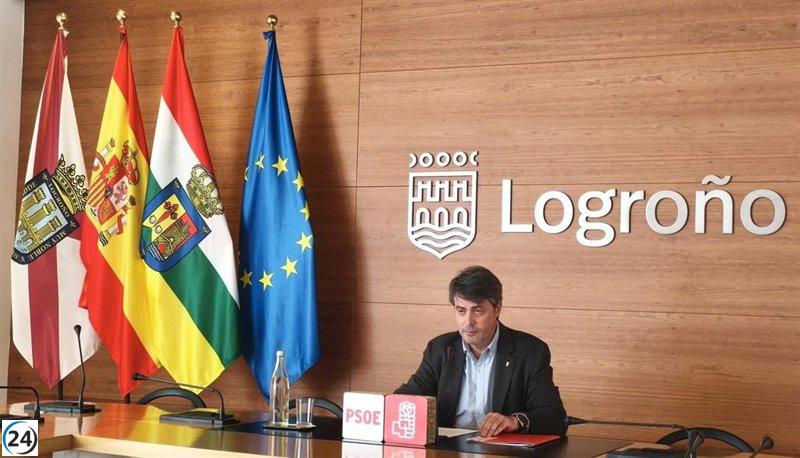 El PSOE critica el presupuesto municipal como un mero trámite sin visión para Logroño.