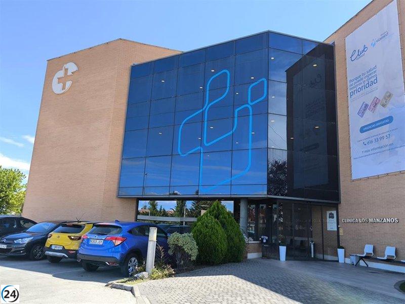 Accidente vial en Lardero deja dos jóvenes heridos.