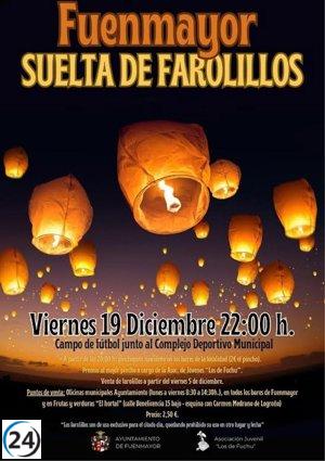 Fuenmayor brilla con sus 'Farolillos' este viernes 19 de diciembre.