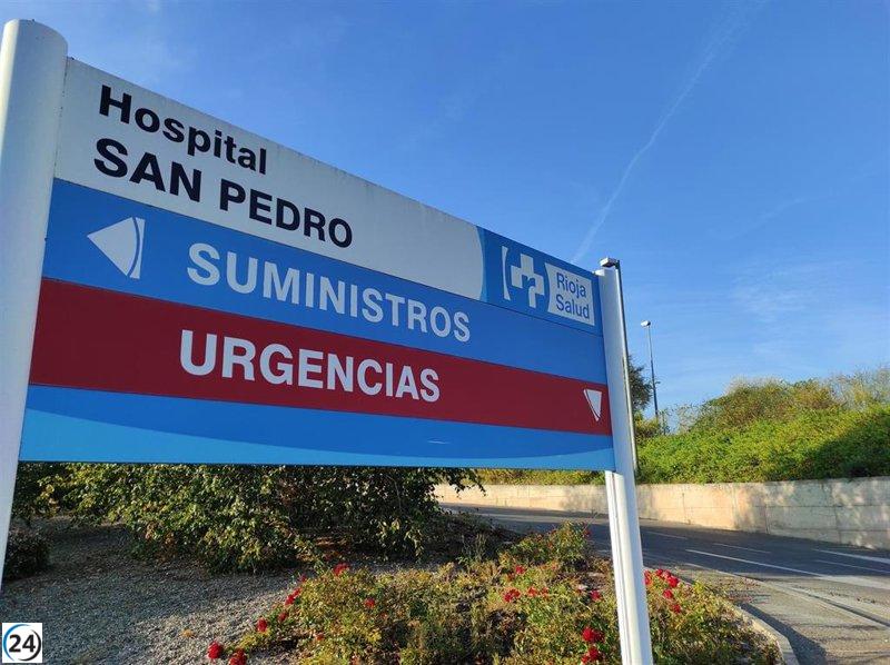 Dos vehículos chocan en Logroño y siete personas son llevadas a Urgencias del San Pedro.