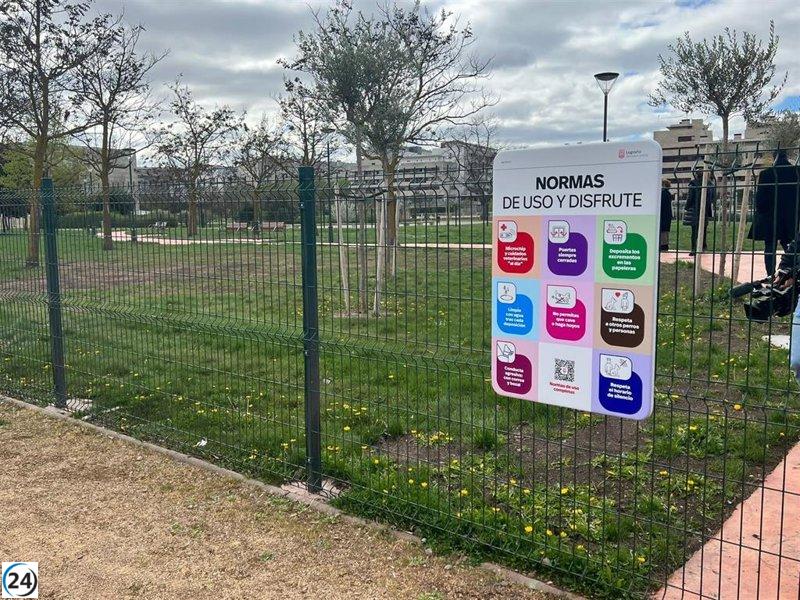 Logroño estrena dos áreas para perros este viernes.